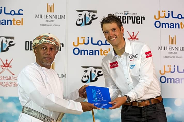   Ende 2014 Gastgeber der Laser-WM, bald vielleicht Ausrichter des "Grand Finals" für den Laser World Cup: der segelaffine Oman im Mittleren Osten