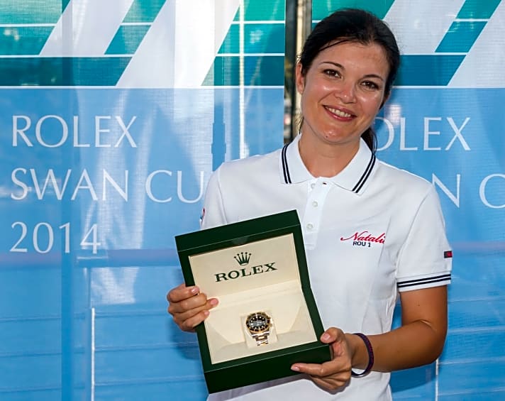   Natalia Braioliu war die einzige Skipperin beim Rolex Swan Cup 2014