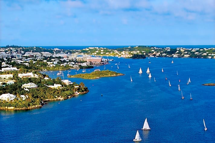   Segler lieben Bermudas Gewässer