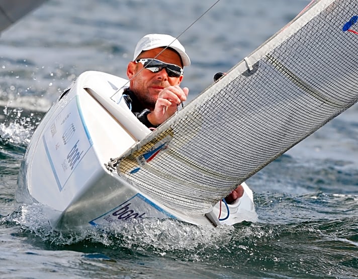   Kiels bester Botschafter für die Para World Sailing Championships: Heiko Kröger, der 2000 Gold bei den Paralympics gewonnen hatte