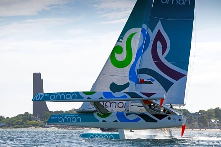   "Musandam – Omansail" im Welcome Race der Kieler Woche 2015