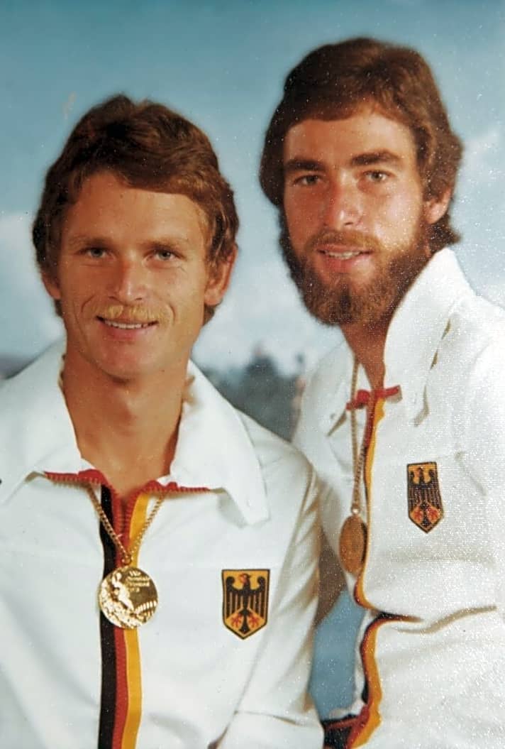   Olympiasieger 1976: Jörg und Eckart Diesch