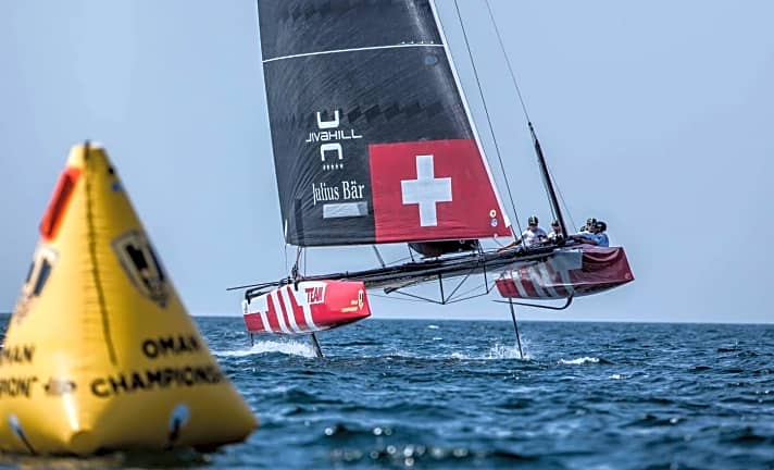   Das Schweizer Team Tilt segelte im Oman auf Platz fünf