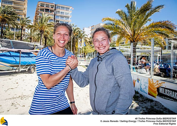   Bleiben ein starkes Team: Vicky Jurczok und Anika Lorenz auf Mallorca