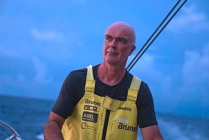   Team Brunels Skipper Bouwe Bekking: Keiner kennt dieses Rennen so gut wie der gebürtige Holländer, der in Dänemark lebt und die Welt im Volvo Ocean Race zum achten Mal umrundet