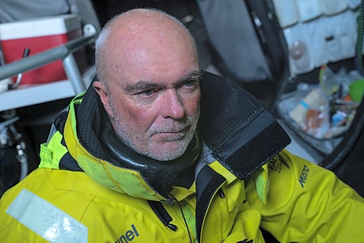   Trägt viel Verantwortung im Southern Ocean und erlebt mit seinem Team Brunel "stressige Zeiten": Skipper Bouwe Bekking