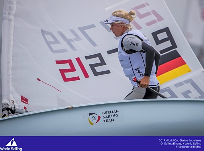   Laser-Radial-Steuerfrau Svenja Weger segelte in Japan auf Platz 11