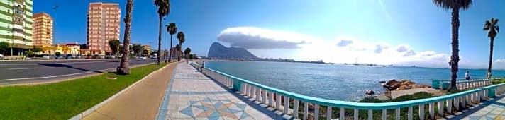   Der Gibraltar Rock, von La Linea aus gesehen