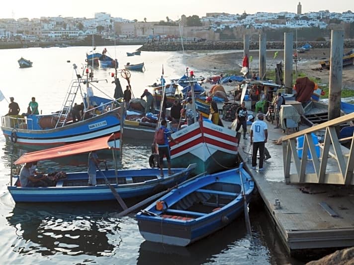   Fischerboote in Rabat