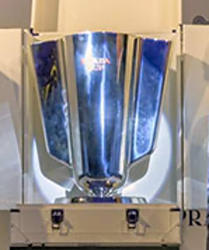   Der Pokal für den Sieger der Herausfordererrunde im 36. America's Cup heißt Prada Cup und wurde am Donnerstagabend vor 200 Gästen in Monaco präsentiert