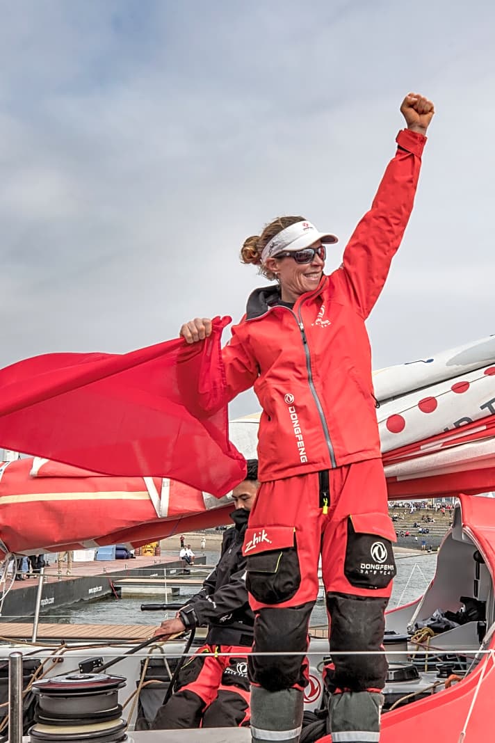   Carolijn Brouwer gilt seit ihrem Sieg im Volvo Ocean Race mit Charles Caudreliers Dongfeng Race Team als leuchtende Galionsfigur des internationalen Segelsports 