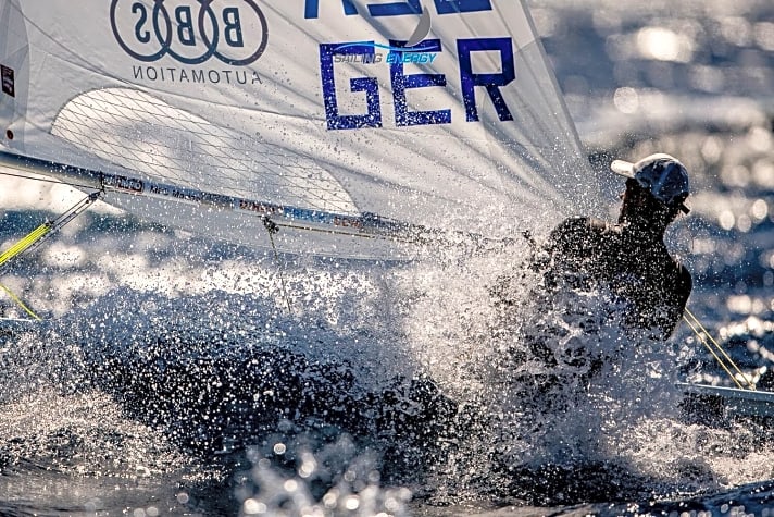   Fand vor Palma de Mallorca nicht in seine Spur: Laser-Steuermann Philipp Buhl vom Segelclub Alpsee-Immenstadt