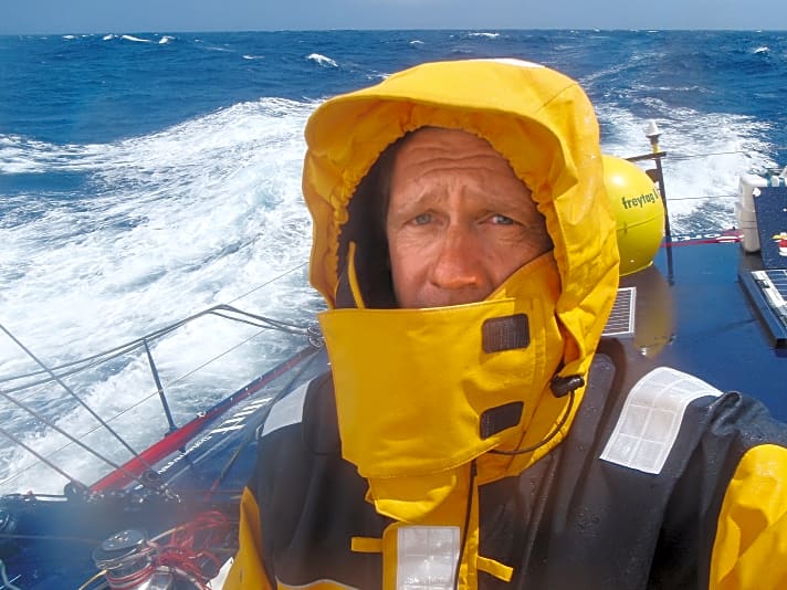   Profiskipper Norbert Sedlacek kann sich beim Segeln durch fünf Ozeane auf extreme Bedingungen gefasst machen