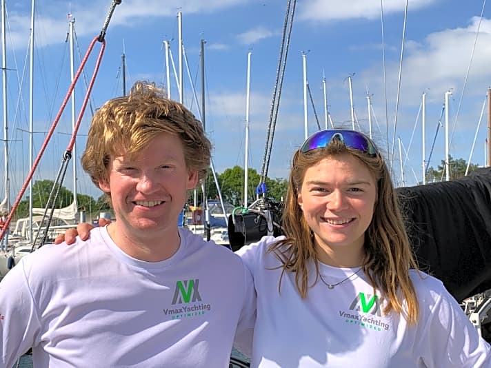   Mixed-Offshore-Crew mit olympischen Ambitionen: Max Gurgel und Lena Weißkichel