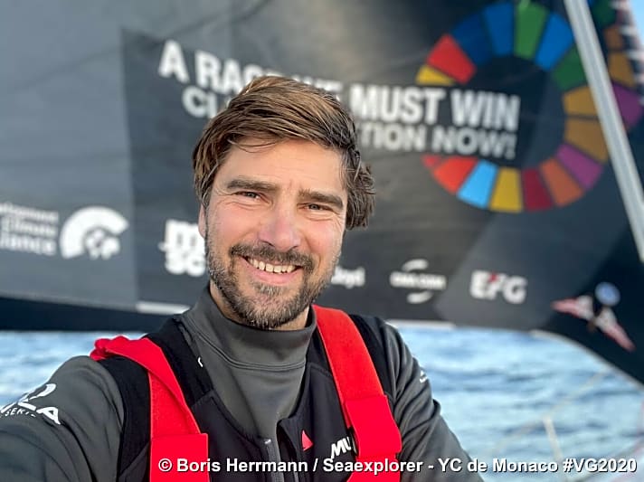   Boris Herrmann sieht seiner Kap-Hoorn-Passage optimistisch entgegen