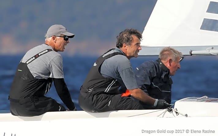   America's-Cup-Coach und Starboot-Ass Philippe Presti segelte mit Dominique Hebrard und Giles Marchand auf der "Vol de Nuit" auf Platz 26
