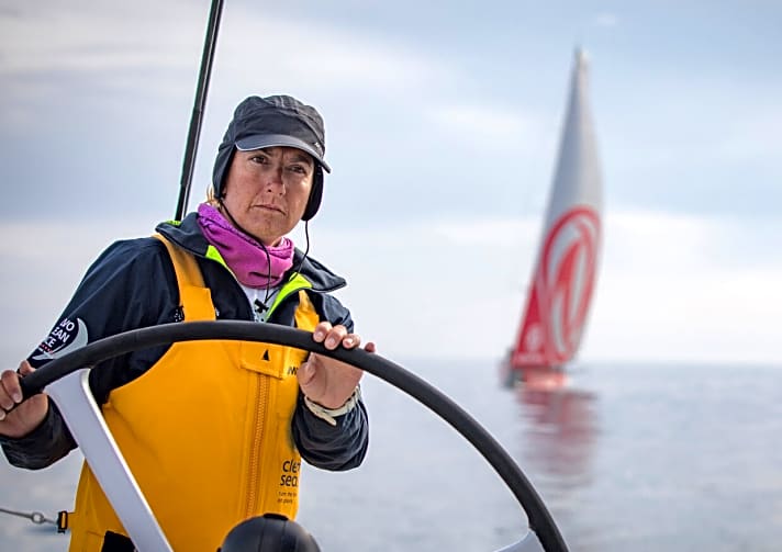   Mark Turner holte mit einer neuen Regel die Frauen ins Volvo Ocean Race zurück. Hier im Bild Skipperin Dee Caffari, die mit ihrem Team Turn the Tide on Plastic startet
