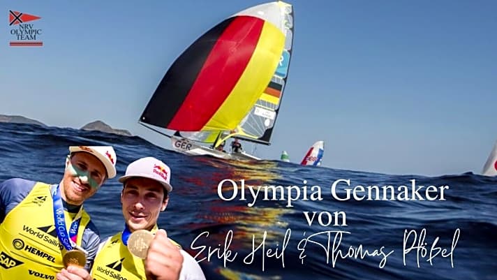   Die Rio-Bronzemedaillengewinner Erik Heil und Thomas Plößel haben einen Olympia-Gennaker gestiftet. Außerdem ist eine Segelpartie mit Deutschlands besten Skiff-Akteuren zu ersteigern, die vor Enoshima zu den Medaillen-Kandidaten zählen