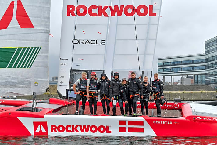   Das dänische Rockwool SailGP Team fiebert dem ersten Startschuss am 20. August entgegen