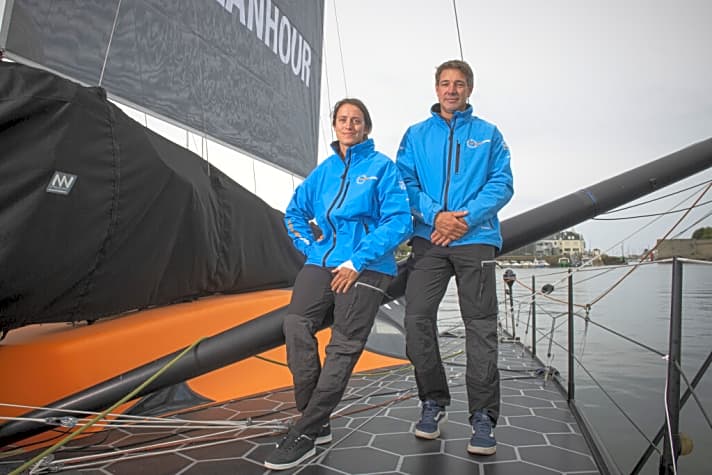   Nach Mastbruch ausgeschieden: Die Schweizerin Justine Mettraux und Top-Navigator Simon "Sifi" Fisher