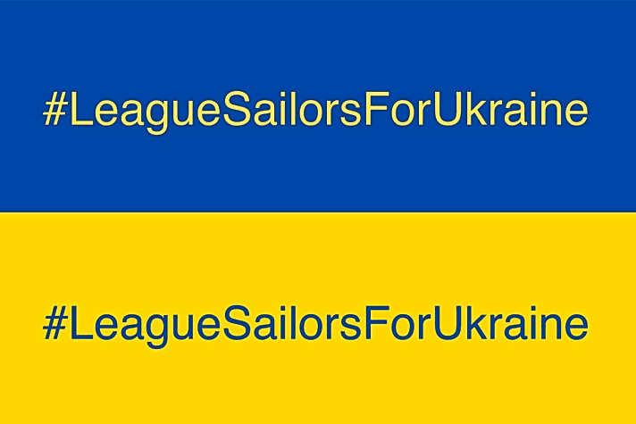   Unter diesem Motto rufen die Liga-Organisatoren zur Unterstützung für die Menschen in der Ukraine und Flüchtlinge auf