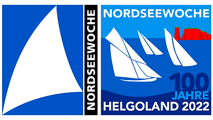   Mit diesem Logo feiert die Nordseewoche rund um den roten Felsen ihr Jubiläum