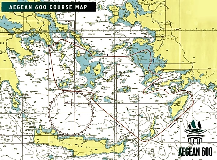   Der Aegean-600-Kurs durchs griechische Insellabyrinth ist fordernd, abwechslungsreich und bildschön