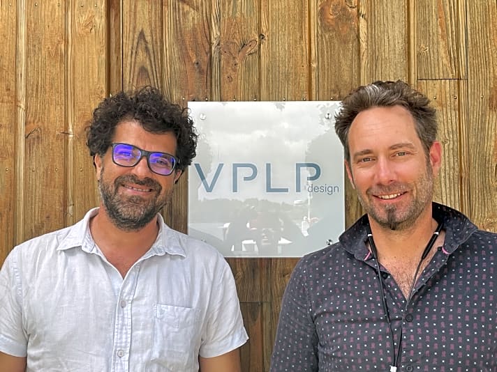   Daniele Capua (l.) und Quentin Lucet vom Design-Büro VPLP