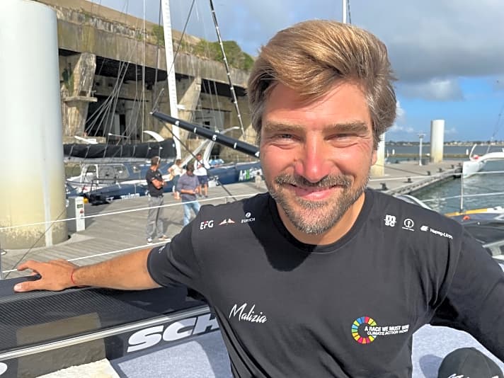   Boris Herrmann im Glück: Der erste Segeltest mit "Malizia – Seaexplorer" verlief vielversprechend