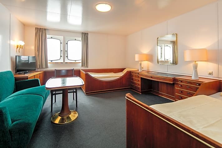 Eine Suite in Hamburgs Wahrzeichen “Cap San Diego”