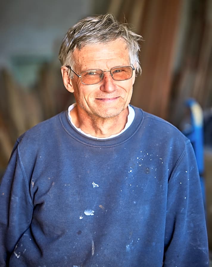 Peter Heistracher, 51, Bootsbauer und Inhaber der Traditionswerft auf der Fraueninsel