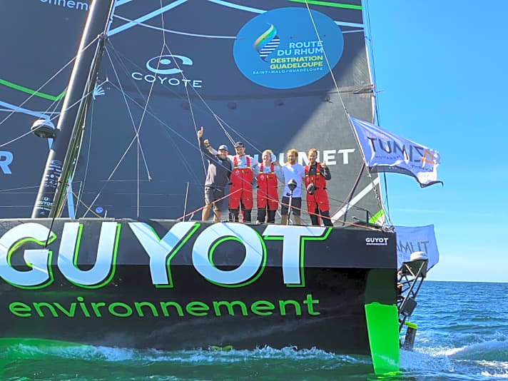 Das Guyot Environnement – Team Europe mit den Co-Skippern Benjamin Dutreux und Robert Stanjek