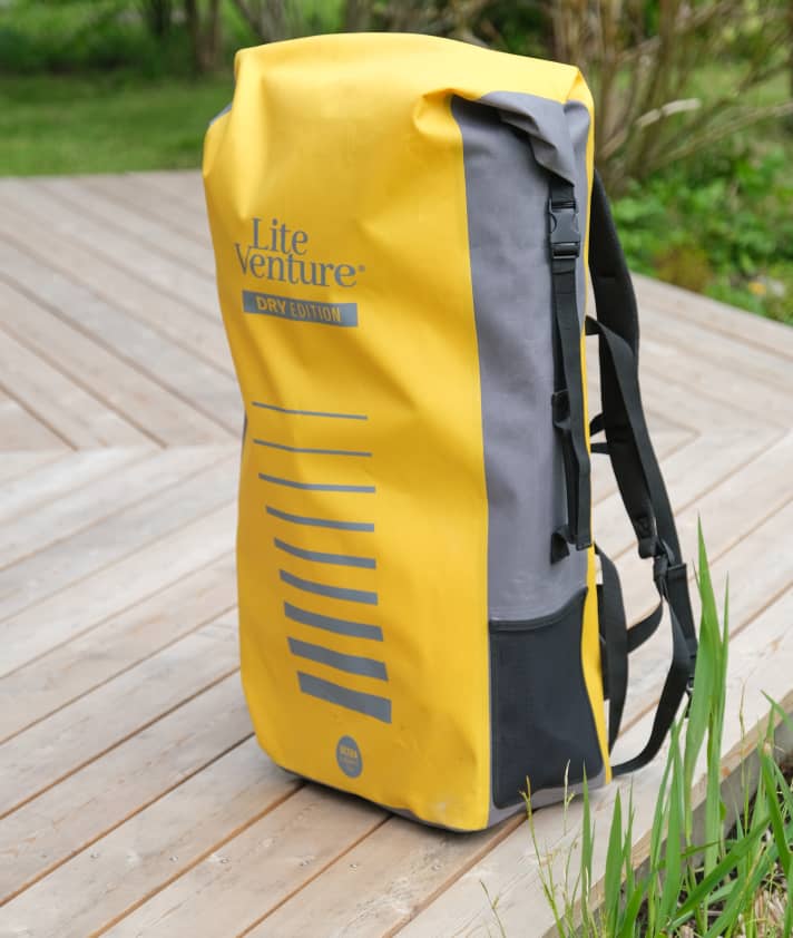   Wasserdichter Rucksack mit Rollverschluss