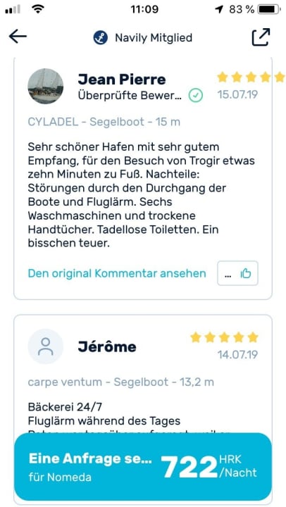   Kommentare und Nutzerbewertungen liefern einen guten Eindruck über die Häfen