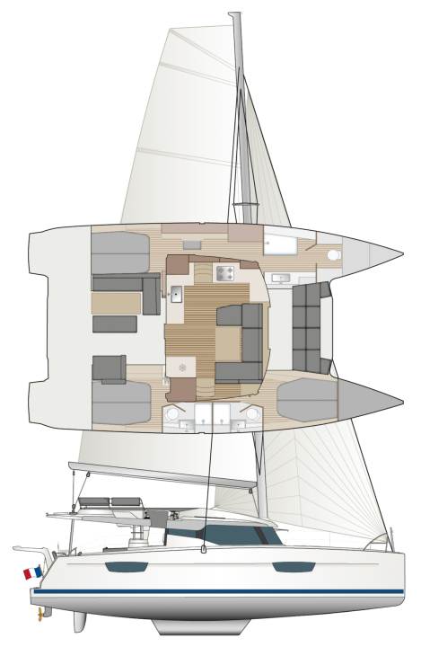 Solito. Nella barca a tre cabine, uno scafo è trasformato in una grande cabina armatoriale. L'alternativa: quattro cabine, quattro teste