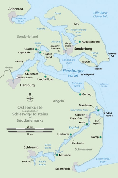 Karte Flensburger Frde