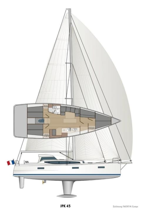   Disegno della crepa del JPK 45 FC