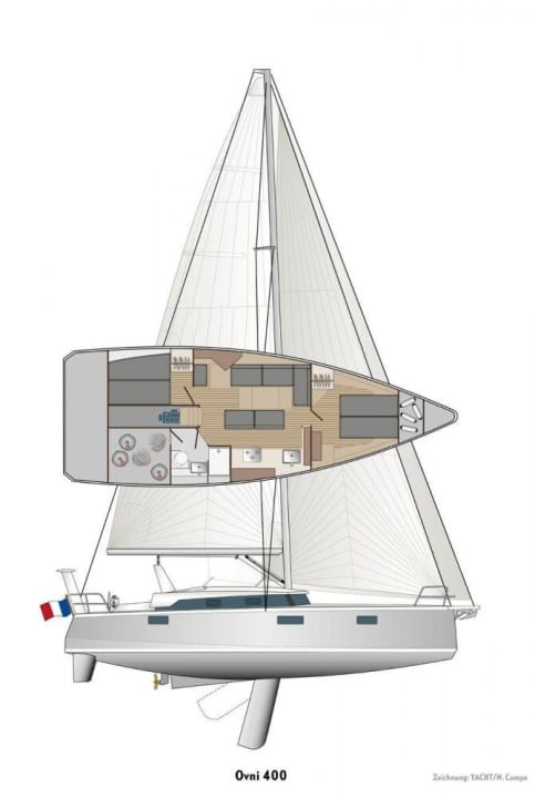   Crack drawing of the Ovni 400