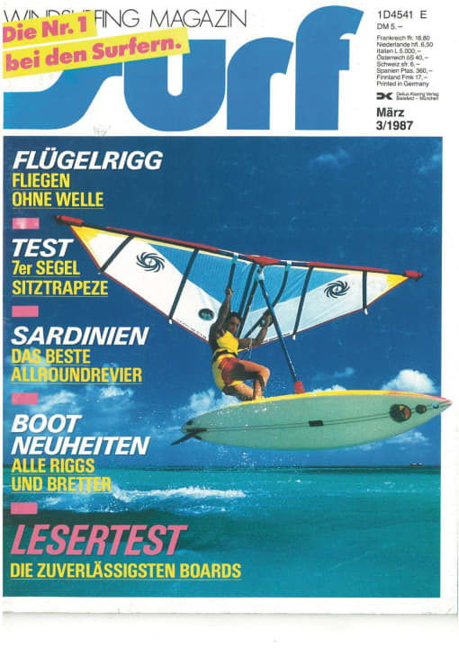 Stein des Anstoßes für das heutige Wingsurfen? Vielleicht...