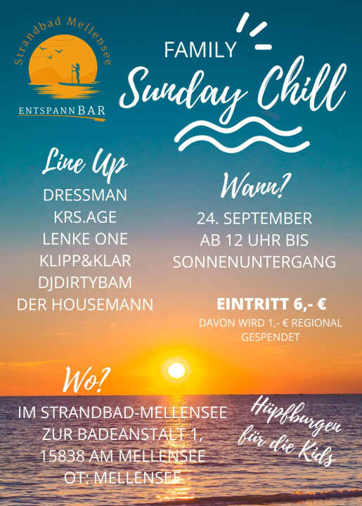 "Family Sunday Chill" with live music