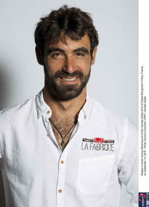   Lo skipper vandeano Alan Roura (Svizzera)