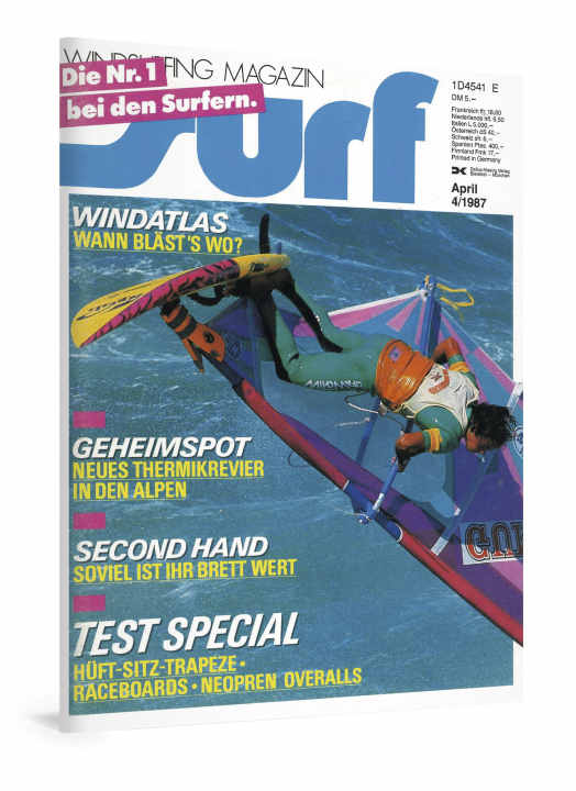 Since his front loop coup, Cantagalli has graced the covers of many windsurfing magazines around the world. There has been an article on the forward somersault in almost every issue.