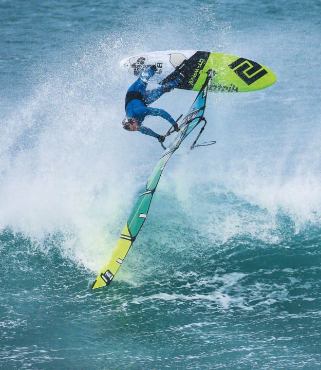 Flo Luther knows how to make good use of the perfect waves in Gwithian.
