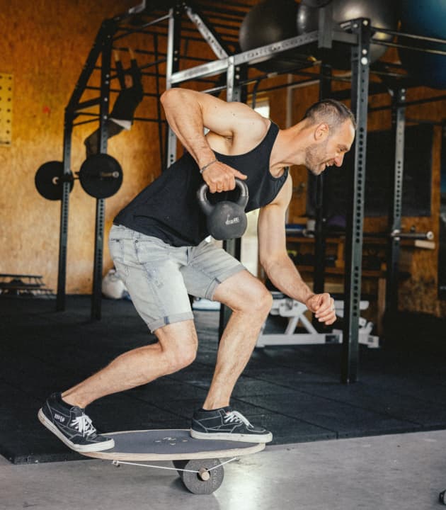 Balance-Board fürs Wohnzimmer