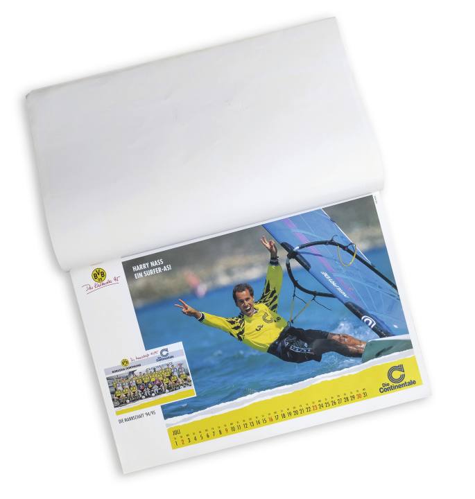 1995 schaffte es Harry Nass in den BVB-Kalender