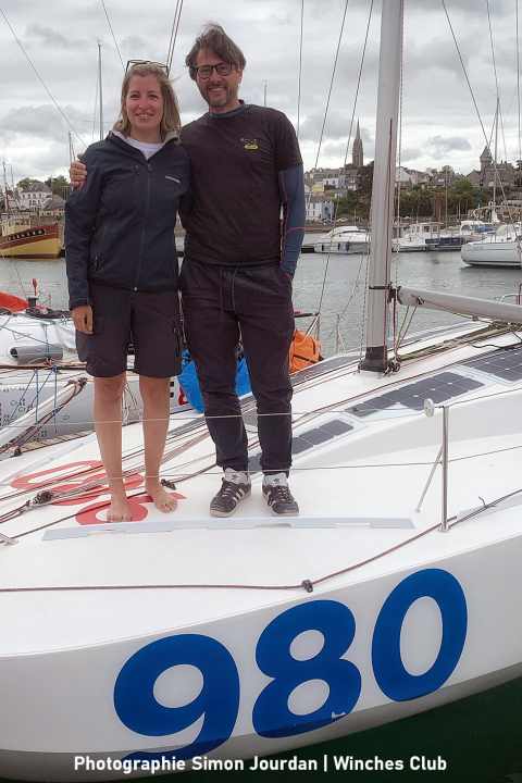   Anche Axel Solbach vuole partecipare alla Mini-Transat nel 2023 e hanno completato insieme alcuni dei preparativi.