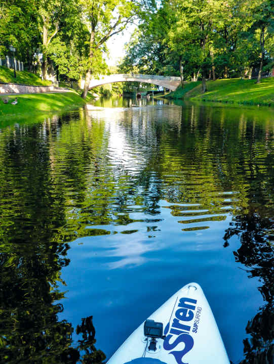 Still waters...