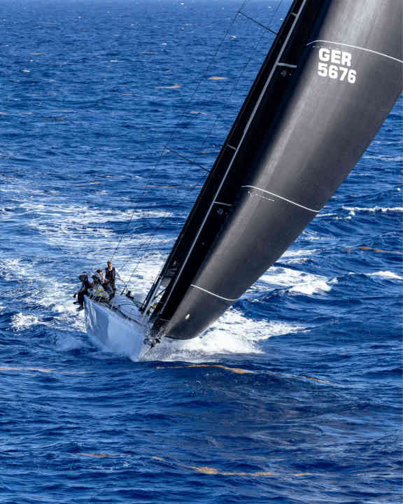 Henri de Bokays Berliner “Rafale” mit Skipper Philipp Kadelbach