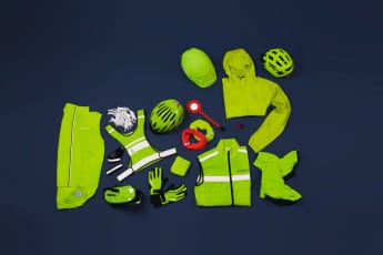 Reflektierende High Visibility Kleidung und Teile