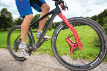 Gabel mit Blattfedern im Trainings-Alltag